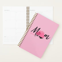 Pink Gold spiral notebook for mum