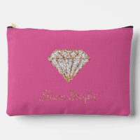Pink Gold White Sparkle Diamond