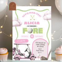 Pink Golf Kid's Fore Birthday