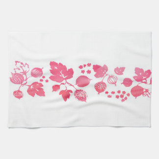 Pink Gooseberry Tea Towel - Set of 3