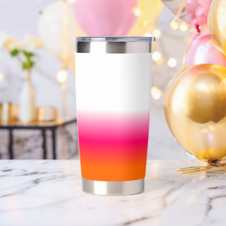 Pink Gradient Colours Insulated Tumbler