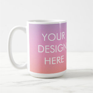 Pink Gradient Custom Mug – Soft Retro Vibes