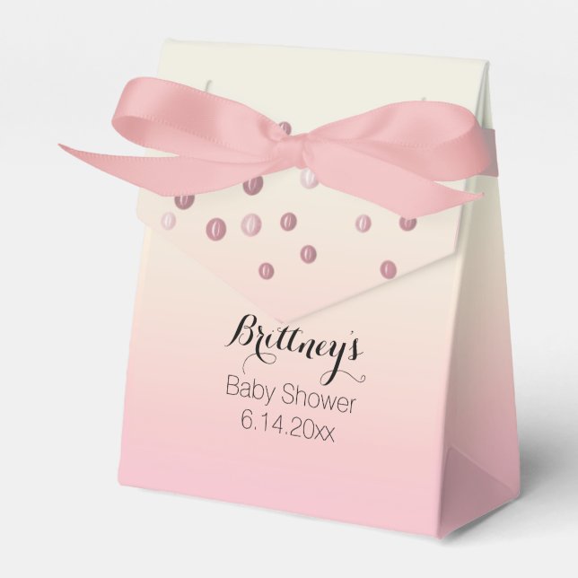 Pink Gradient Favour Box (Front Side)