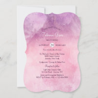 Pink Gradient Invitation