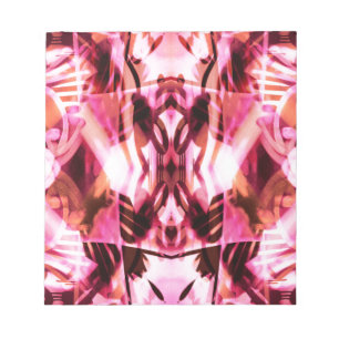 Pink graffiti pattern notepad