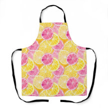 Pink Grapefruit & Lemon Shower Curtain