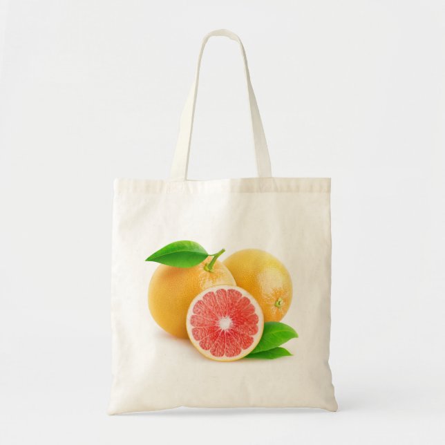 Pink grapefruits tote bag (Front)