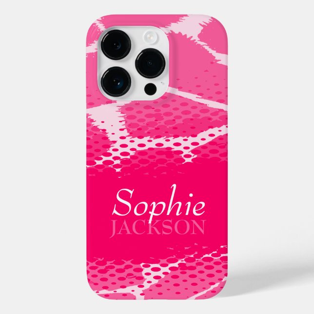 Pink graphic animal iPhone case (Back)