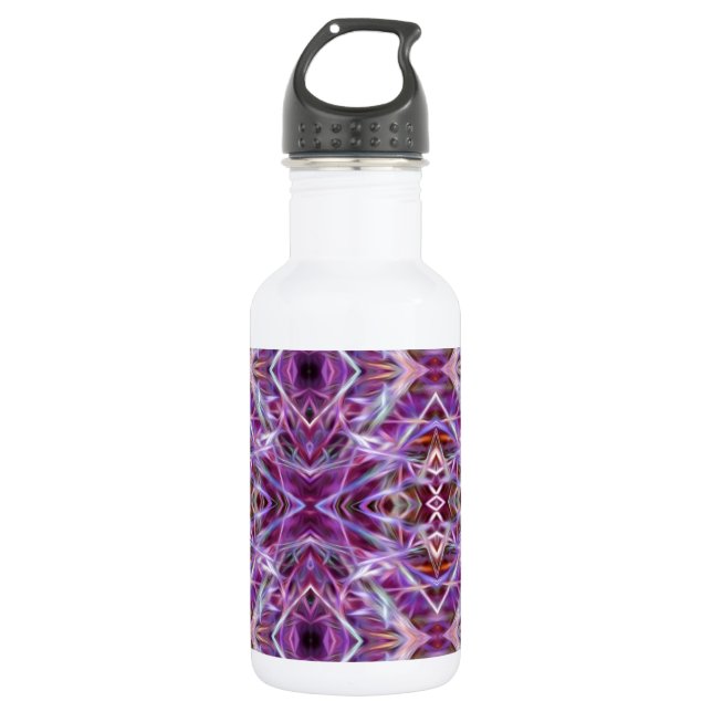Pink Graphic Mandala 532 Ml Water Bottle (Front)