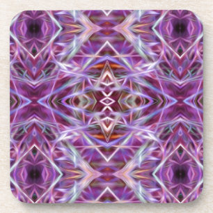 Pink Graphic Mandala Coaster