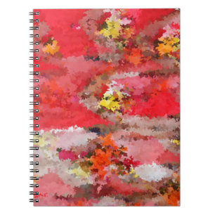 Pink grasses Spiral Photo Notebook