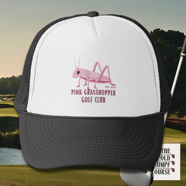 Pink Grasshopper Golf Club Trucker Hat (Creator Uploaded)