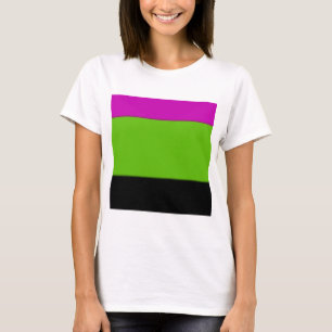 Pink, Green and Black Ombre T-Shirt