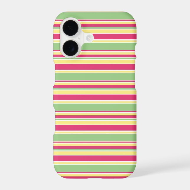 Pink, green and yellow stripes (Back)