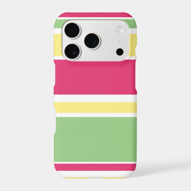 Pink, green and yellow stripes (Back)