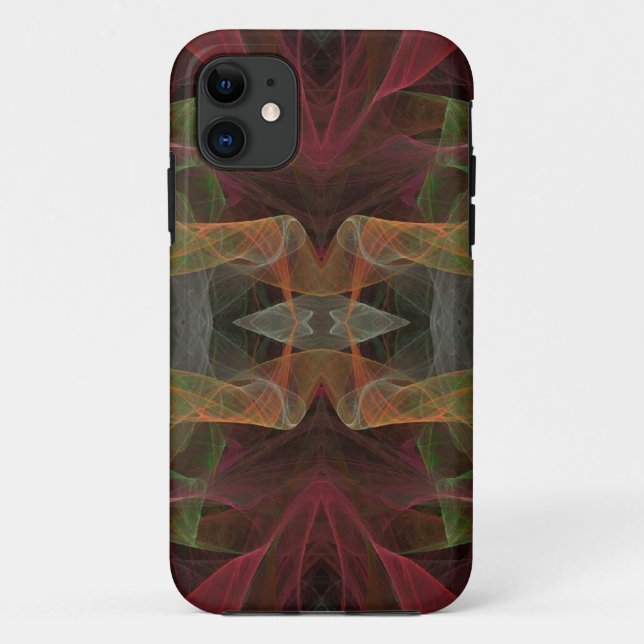 Pink, Green & Black iPhone 5 Custom Case-Mate ID Case (Back)