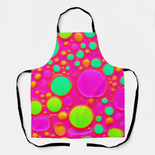 Pink & Green Circles Apron