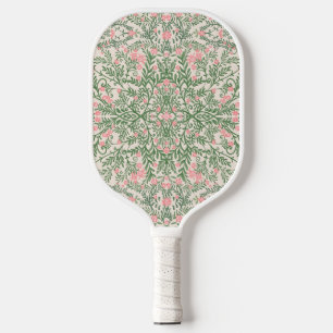 Pink & Green Floral Pattern Chinoiserie Pickleball Paddle