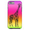 Pink & Green Neon Giraffe