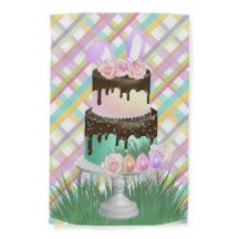 PINK & GREEN PASTEL EASTER LAYER CAKE