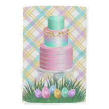 PINK & GREEN PASTEL EASTER LAYER CAKE