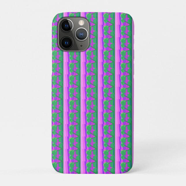 Pink Green Purple  iPhone / iPad case (Back)