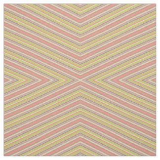 Pink, Green & Red Raspberry Stripes Fabric