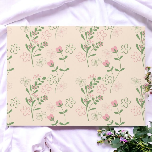 Pink Green Retro Y2K 70s Flower Pattern Envelope (Zazzle Pink Green Retro Y2K 70s Flower Pattern Envelope)
