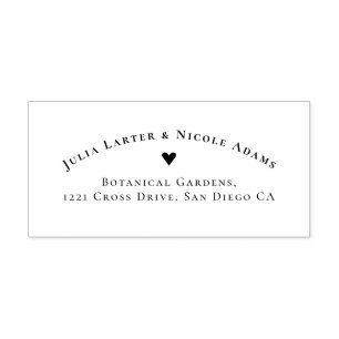 Pink Green Rose Petals Flowers Garden Wedding Self-inking Stamp