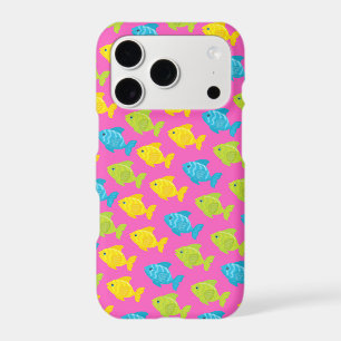 Pink Green Yellow Blue Fish Sea Animals Summer