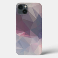 Pink Grey Abstract Pyramid Pattern Design