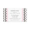 Pink Grey Chevron Retro Mum Calling Cards