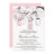 Pink & Grey Mason Jars Engagement Party Invitation