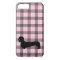 Pink Grey Plaid Dachshund Pattern Preppy