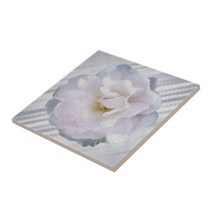 Pink grey rose ceramic tile