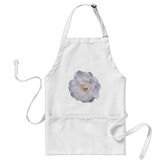 Pink grey rose standard apron (Front)