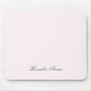 Pink Grey Script Name  Mouse Pad