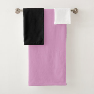 Pink, Grey, white and Black Combo Bath Towel Set