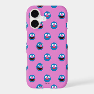 Pink Grover Face Pattern