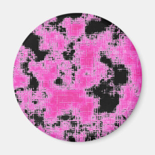 Pink Grunge Magnet