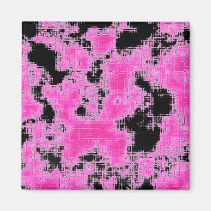Pink Grunge Magnet