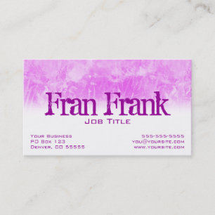 Pink Grunge Profile Card