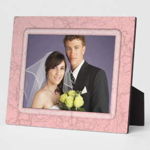 Pink Grunge Wedding Plaque