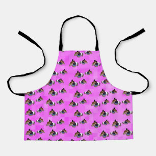 Pink Guinea Pig Pattern, Apron