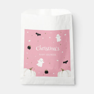 Pink Halloween Baby Shower Favour Bag