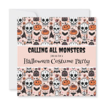 Pink Halloween Custom Birthday Party