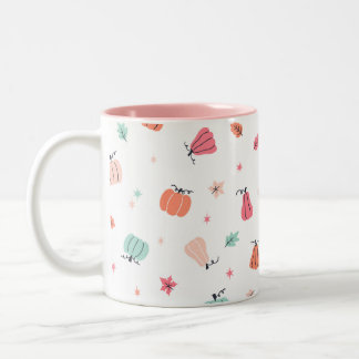 Pink Halloween cute Pumpkins  Coffee Mug 
