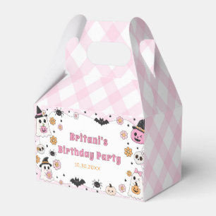 Pink Halloween Favour Box