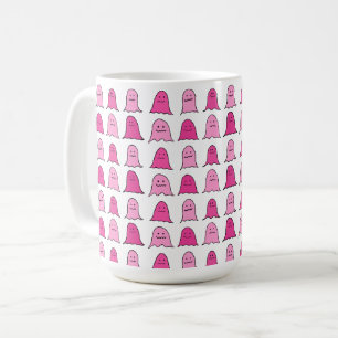 Pink Halloween Ghosts Coffee Mug
