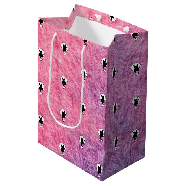 Pink Halloween Gift Bags by Poet Adiela Akoo (Front Angled)